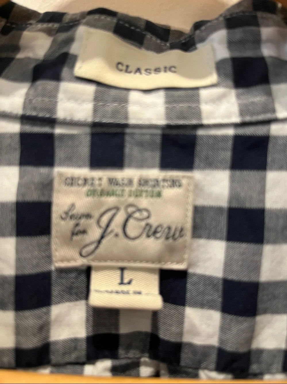 J crew long sleeve man shirt